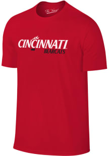 Cincinnati Bearcats Red Team Wordmark Short Sleeve T Shirt