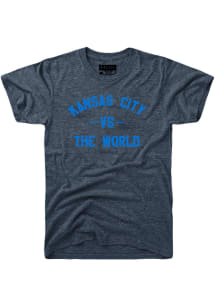 Rally Kansas City Navy Blue VS The World Short Sleeve T Shirt
