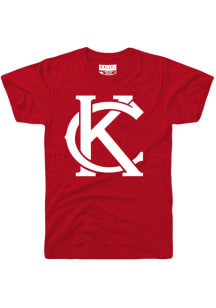 Rally Kansas City Red Monogram Short Sleeve T Shirt