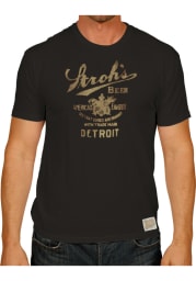 Original Retro Brand Strohs Black Logo Short Sleeve T Shirt