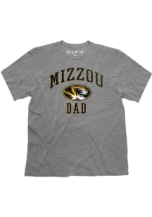 Missouri Tigers Grey Dad Short Sleeve T Shirt