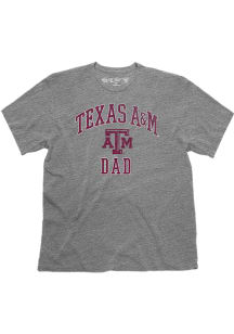 Texas A&amp;M Aggies Grey Dad Short Sleeve T Shirt