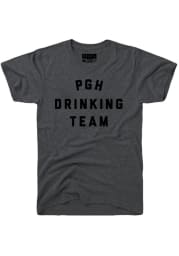 Rally Pittsburgh Grey Drinking Team Short Sleeve T Shirt