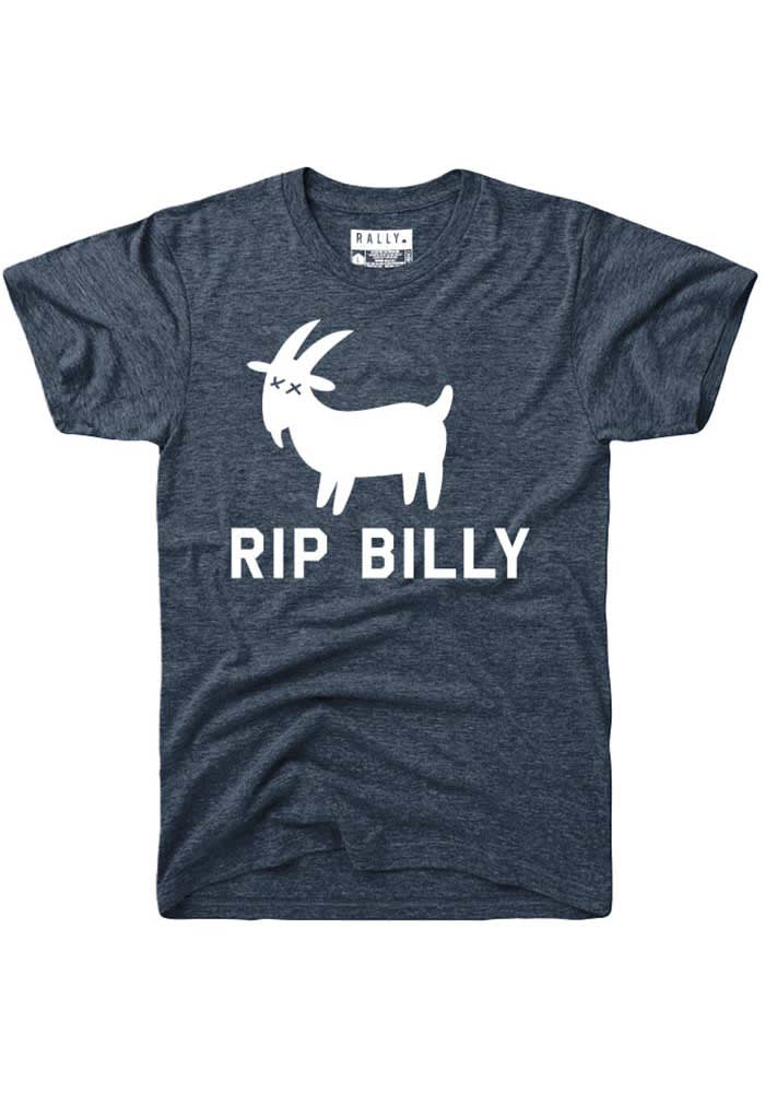 Rally Chicago Navy Blue RIP Billy Short Sleeve T Shirt