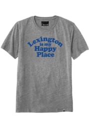 Rally Kentucky Grey Lexington Is My Happy Place Short Sleeve T Shirt