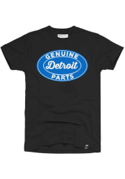 Rally Detroit Black Genuine Parts Short Sleeve T Shirt