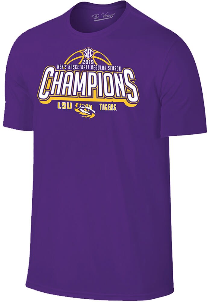 LSU Tigers PURPLE 2019 SEC Champions Short Sleeve T Shirt