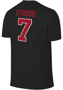 CJ Stroud The Victory Mens Black Ohio State Buckeyes Player Player T Shirt