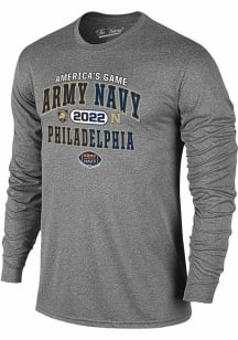 Navy Midshipmen Grey Army/Navy Game Long Sleeve T Shirt