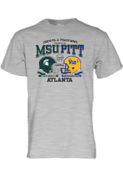 Pitt Panthers Grey 2021 Peach Bowl Bound Short Sleeve T Shirt