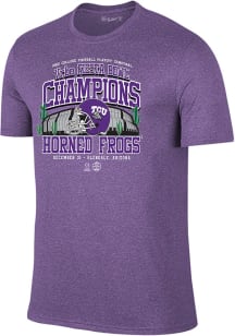 TCU Horned Frogs Purple 2022 Fiesta Bowl Champions Short Sleeve Fashion T Shirt