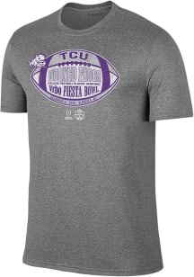 TCU Horned Frogs Grey 2022 College Football Playoff Bound Short Sleeve Fashion T Shirt