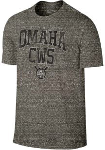 Charcoal College World Series Generic Short Sleeve Fashion T Shirt