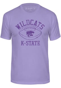 K-State Wildcats Lavender Football Short Sleeve T Shirt