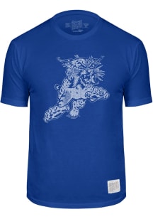 Kentucky Wildcats Blue Mascot Short Sleeve Fashion T Shirt