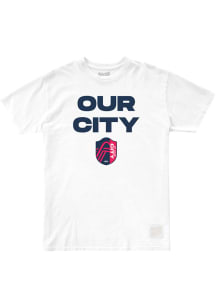 St Louis City SC White Our City Our Spirit Short Sleeve Fashion T Shirt