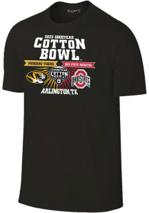 Missouri Tigers Black 2023 Cotton Bowl Bound Short Sleeve T Shirt