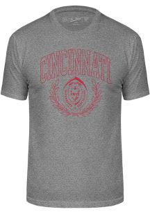 Cincinnati Bearcats Grey Triblend Seal Short Sleeve Fashion T Shirt