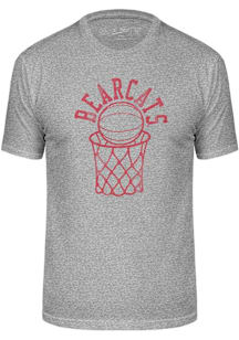 Cincinnati Bearcats Grey Triblend Basketball Short Sleeve Fashion T Shirt
