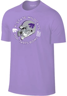 K-State Wildcats 2023 Poptart Bowl Bound Short Sleeve T Shirt - Lavender