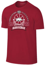 Arkansas Razorbacks Crimson 2022 Sweet Sixteen Bound Short Sleeve T Shirt