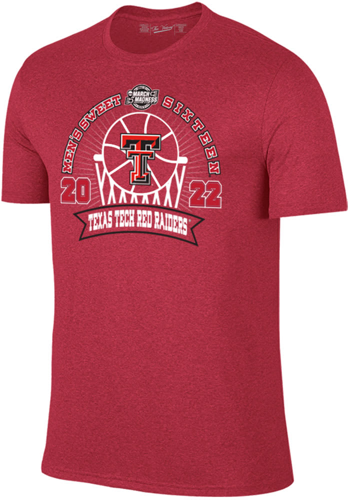 Texas Tech Red Raiders Red 2022 Sweet Sixteen Bound Short Sleeve T Shirt