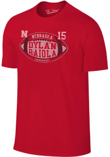 Dylan Raiola The Victory Mens Red Nebraska Cornhuskers Football Name And Number Design Player T ..