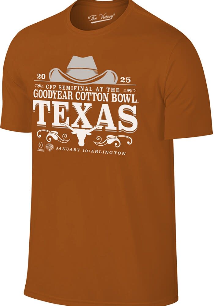 Texas Longhorns BURNTORANGE Football 2025 Cotton Bowl Bound Short