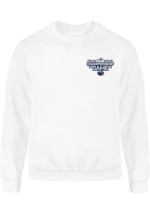 Mens White Penn State Nittany Lions 2024 Big Ten Football Championship Front Back Crew Sweatshir..