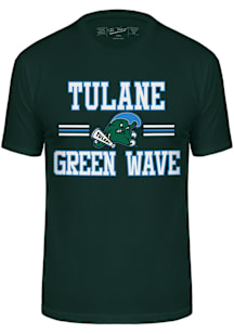 Tulane Green Wave Green Cotton Short Sleeve Fashion T Shirt