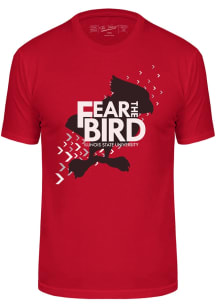 Illinois State Redbirds Red Cotton Short Sleeve Fashion T Shirt