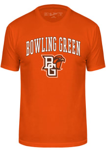 Bowling Green Falcons Orange Cotton Short Sleeve Fashion T Shirt