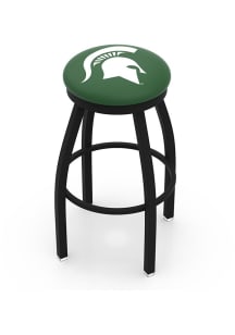 Black Michigan State Spartans Black Pub Stool