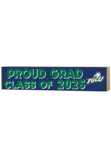 KH Sports Fan Florida Gulf Coast Eagles 3x13 Block Sign Class of 2025 Sign - Blue