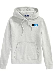 Vineyard Vines Big Ten Mens Grey Hood Long Sleeve Hoodie
