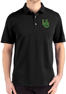 Cutter and Buck Oregon Ducks Black Advantage Refresh Pique Big and Tall Polo