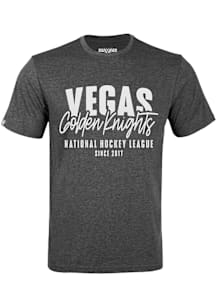Levelwear Vegas Golden Knights Charcoal Richmond Response Short Sleeve T Shirt