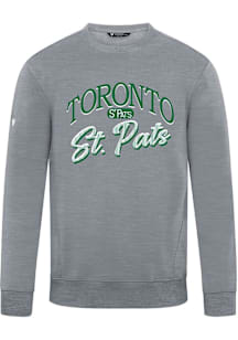 Levelwear Toronto St. Pats Mens Grey Zane Origins Long Sleeve Crew Sweatshirt