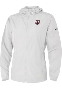 Columbia Texas A&amp;M Aggies Womens White Heat Seal Prodigy Light Weight Jacket