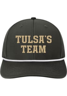 Tulsa Golden Hurricane Black Tulsa's Team Back Nine Adjustable Hat