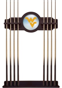 West Virginia Mountaineers Solid Wood Cue Rack Pool Table