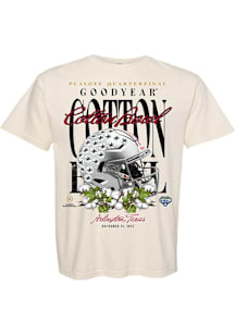 Something Inked Ohio State Buckeyes Ivory 2025 Cotton Bowl Short Sleeve T Shirt