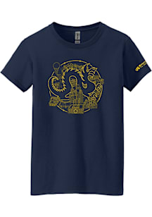 Summit Sportswear Drexel Dragons Womens Navy Blue Welcome Week 2017 Short Sleeve T-Shirt