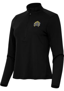 Antigua San Antonio Brahmas Womens Black Alternate Tribute Qtr Zip