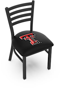 Texas Tech Red Raiders Stationary Black Wrinkle Finish Pub Stool - Black