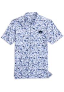 Johnnie O Florida Gators Mens Blue Tailgater Short Sleeve Fashion Polo