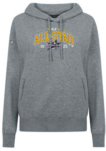 Levelwear  Womens Grey Adorn 25 MLB ASG Hooded Sweatshirt
