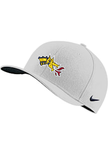 Nike Drexel Dragons Mens White Swoosh Flex Hat