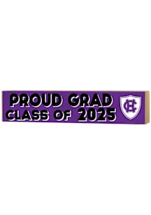 KH Sports Fan Holy Cross Crusaders 3x13 Block Sign Class of 2025 Sign - Purple