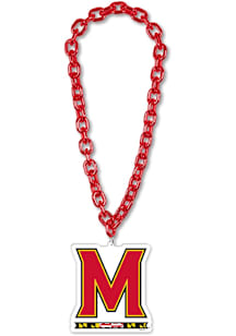 Red Maryland Terrapins Big Chain Spirit Necklace